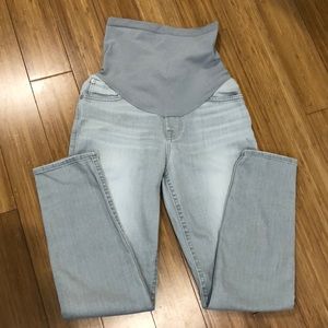 Grey Full panel maternity jean